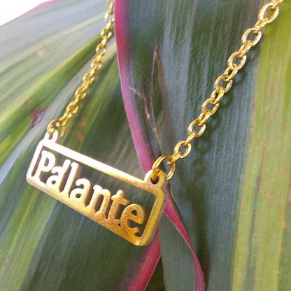 PA'LANTE woman's necklace waterproof stainless steel boricua chain jewelry