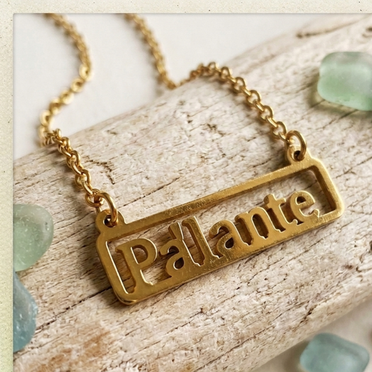 PA'LANTE woman's necklace waterproof stainless steel boricua chain jewelry