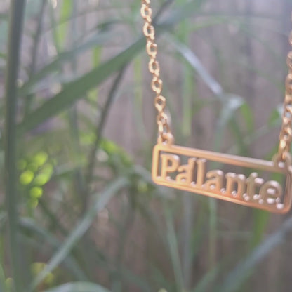 PA'LANTE woman's necklace waterproof stainless steel boricua chain jewelry